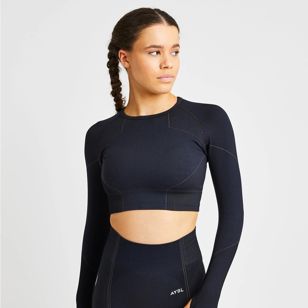 AYBL Reflex Seamless Long Sleeve Crop Top